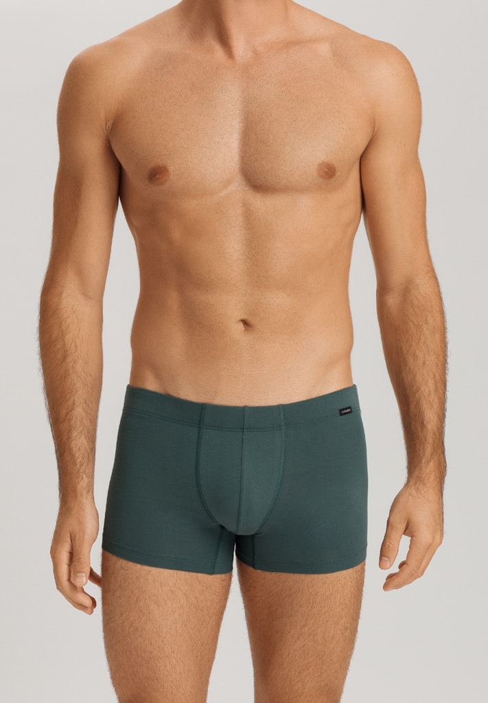 The Cotton Essentials-Pants 2Pack By Hanro In Herbal Tea/Vintage Indigo