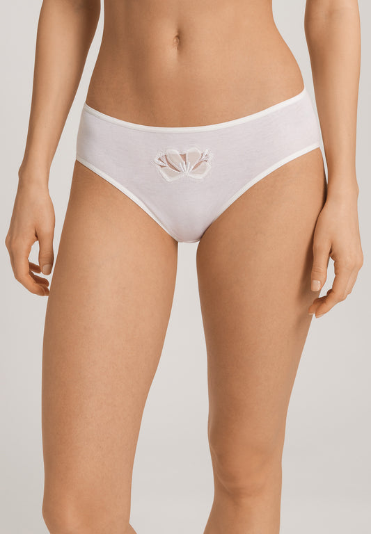 The Kalea-Midi Briefs By Hanro in Off White