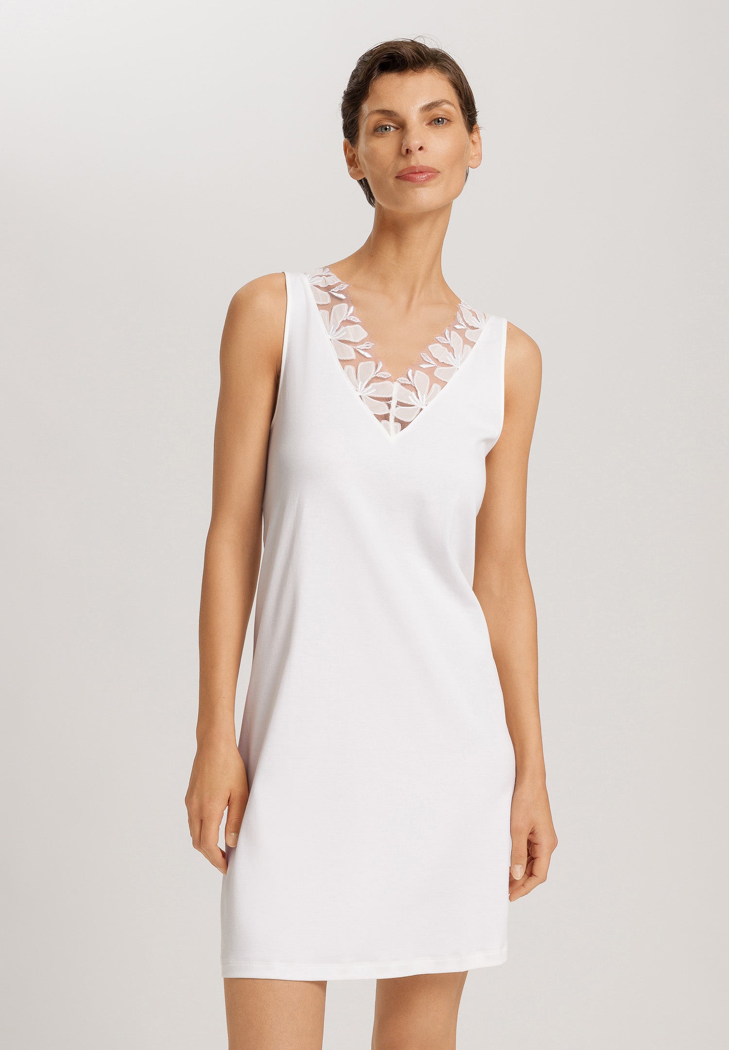 The Kalea Nw-Sleeveless Nightdress 90Cm By Hanro in Off White