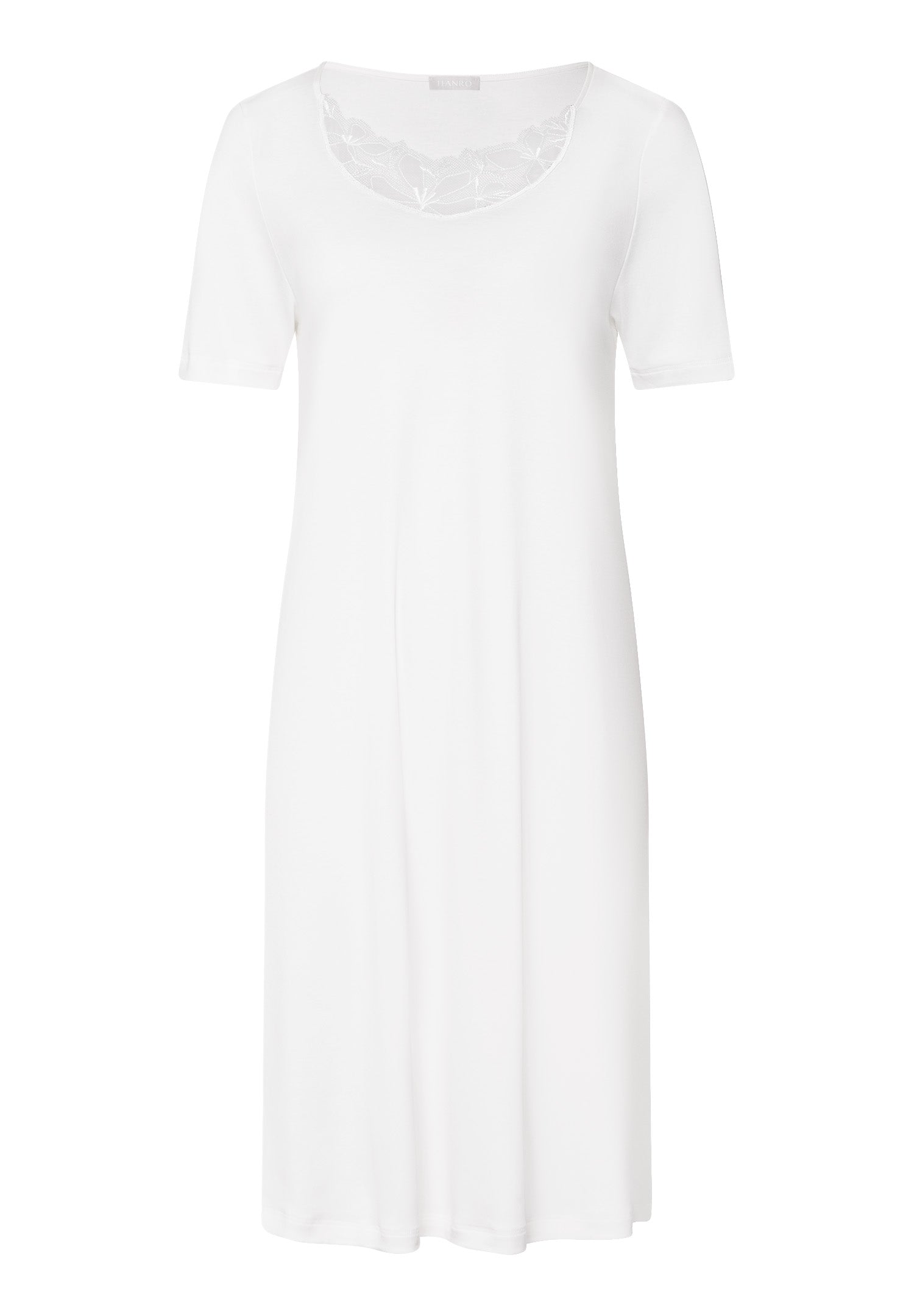 The Kalea Nw-S/Slv Nightdress 100 Cm By Hanro in Off White