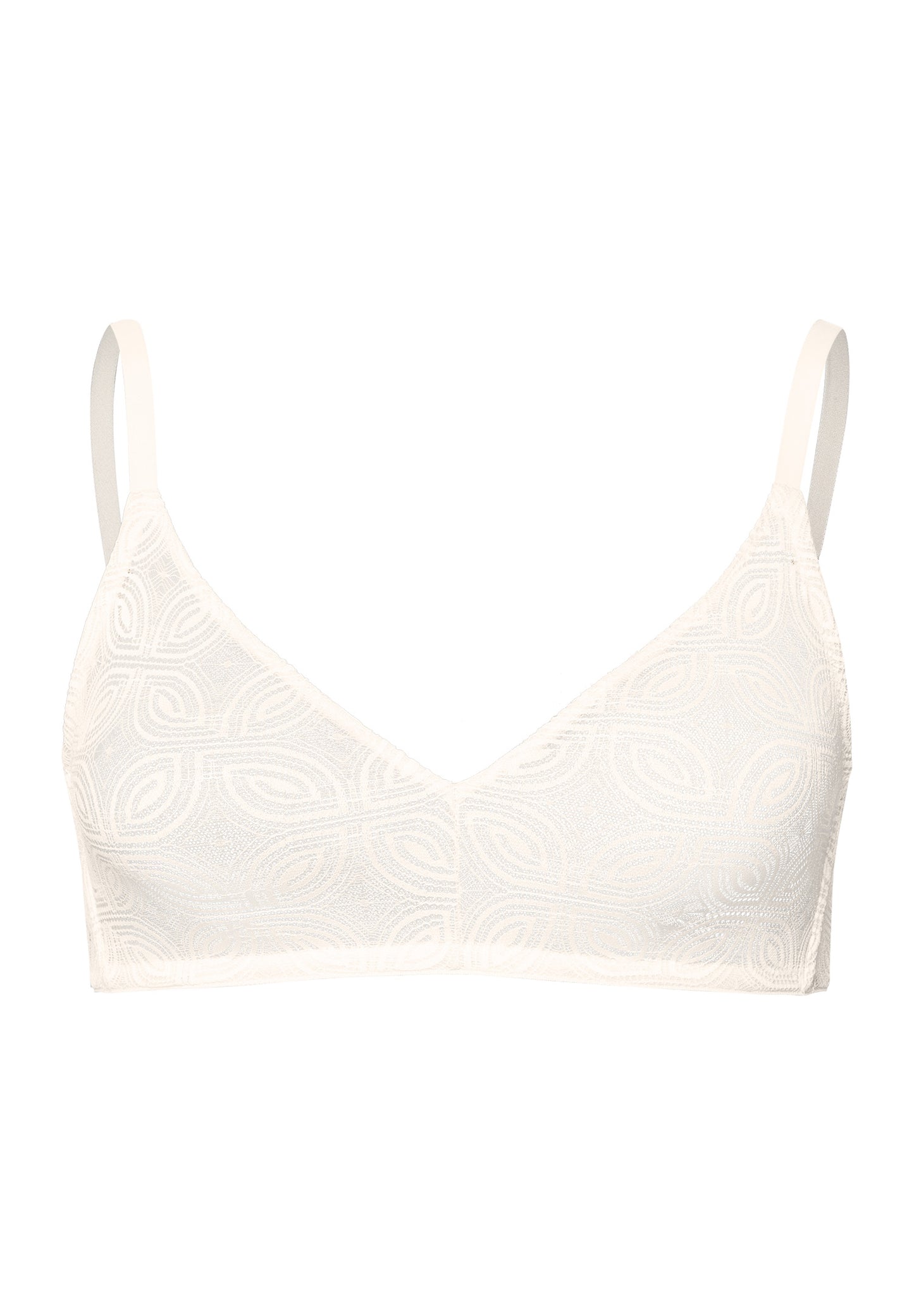 The Ruby-Soft Cup Bra By Hanro in Misty White