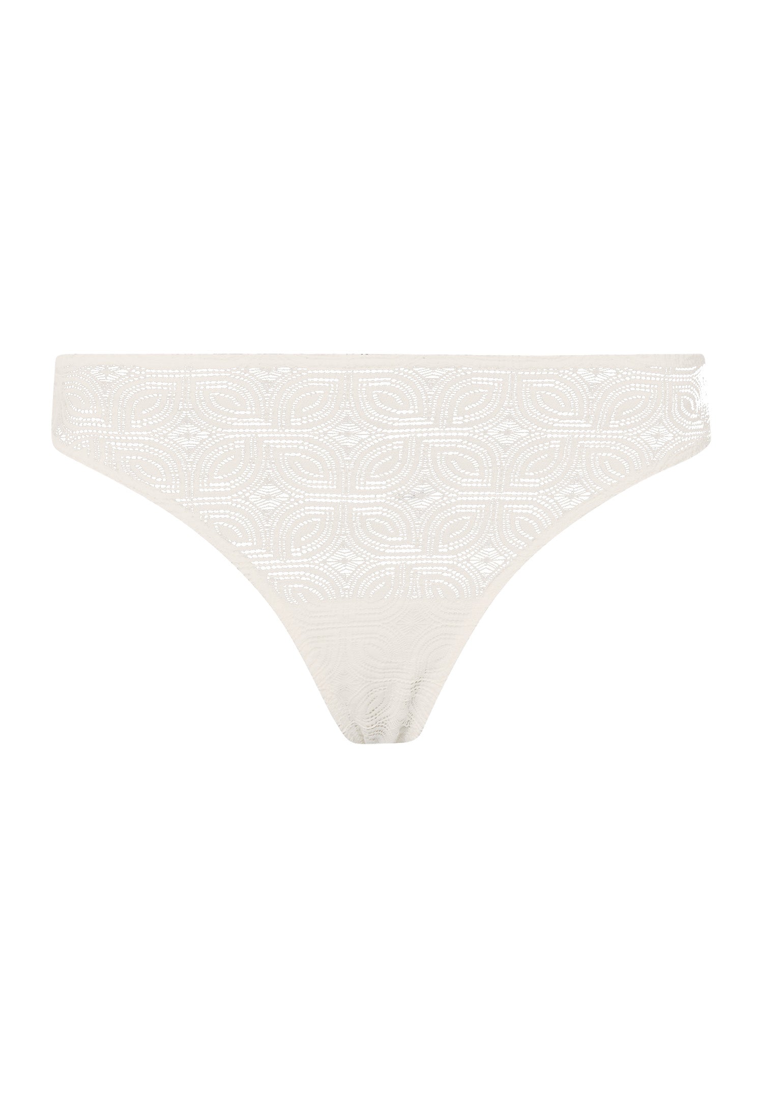 The Ruby-Thong By Hanro in Misty White