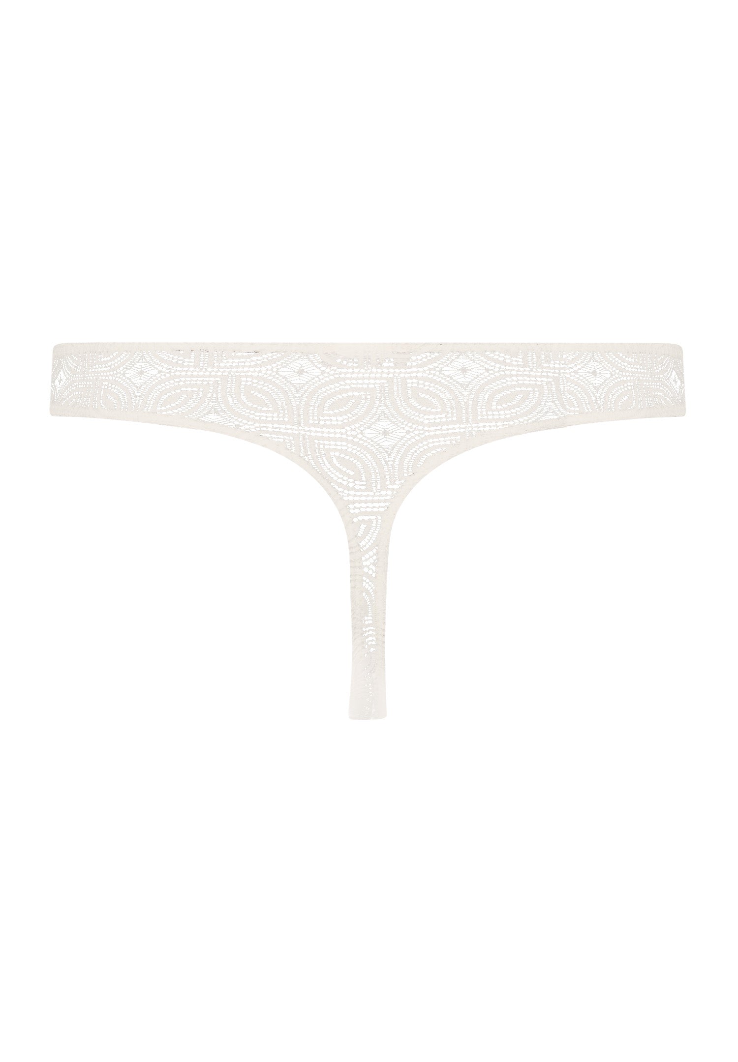 The Ruby-Thong By Hanro in Misty White