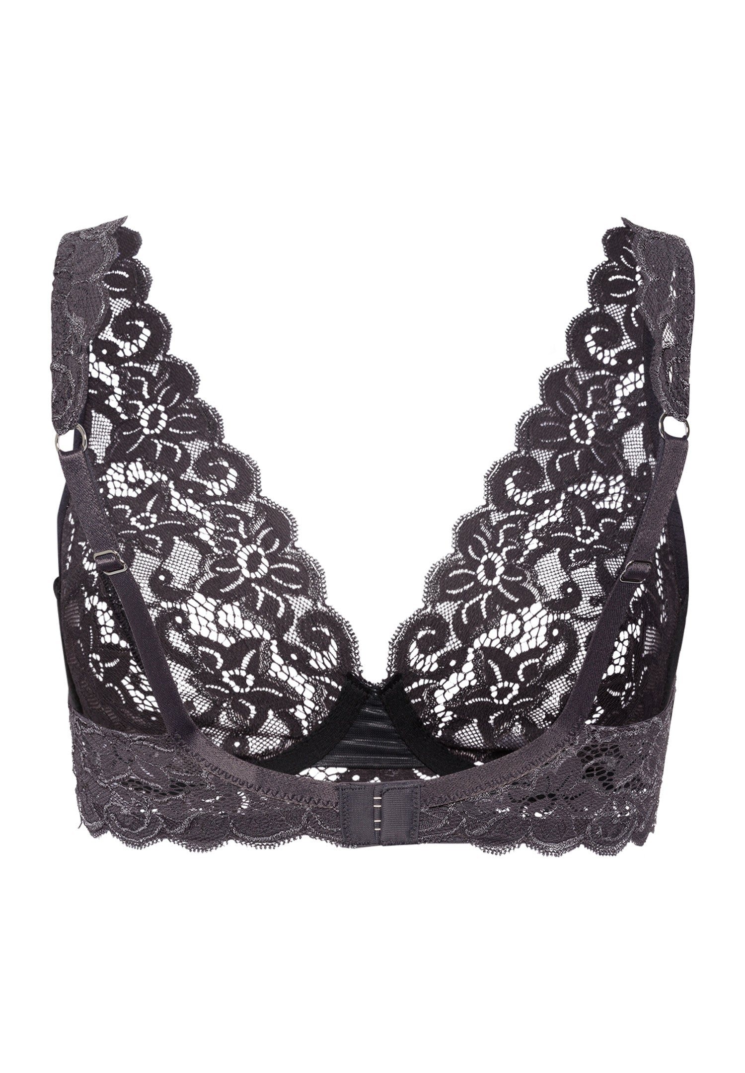 The Moments-Soft Cup Bra By Hanro in Black Pearl