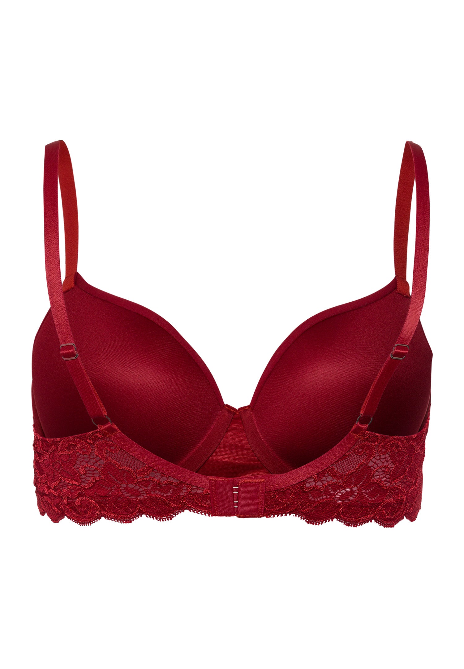The Moments-T-Shirt Bra By HANRO in Red Dahlia
