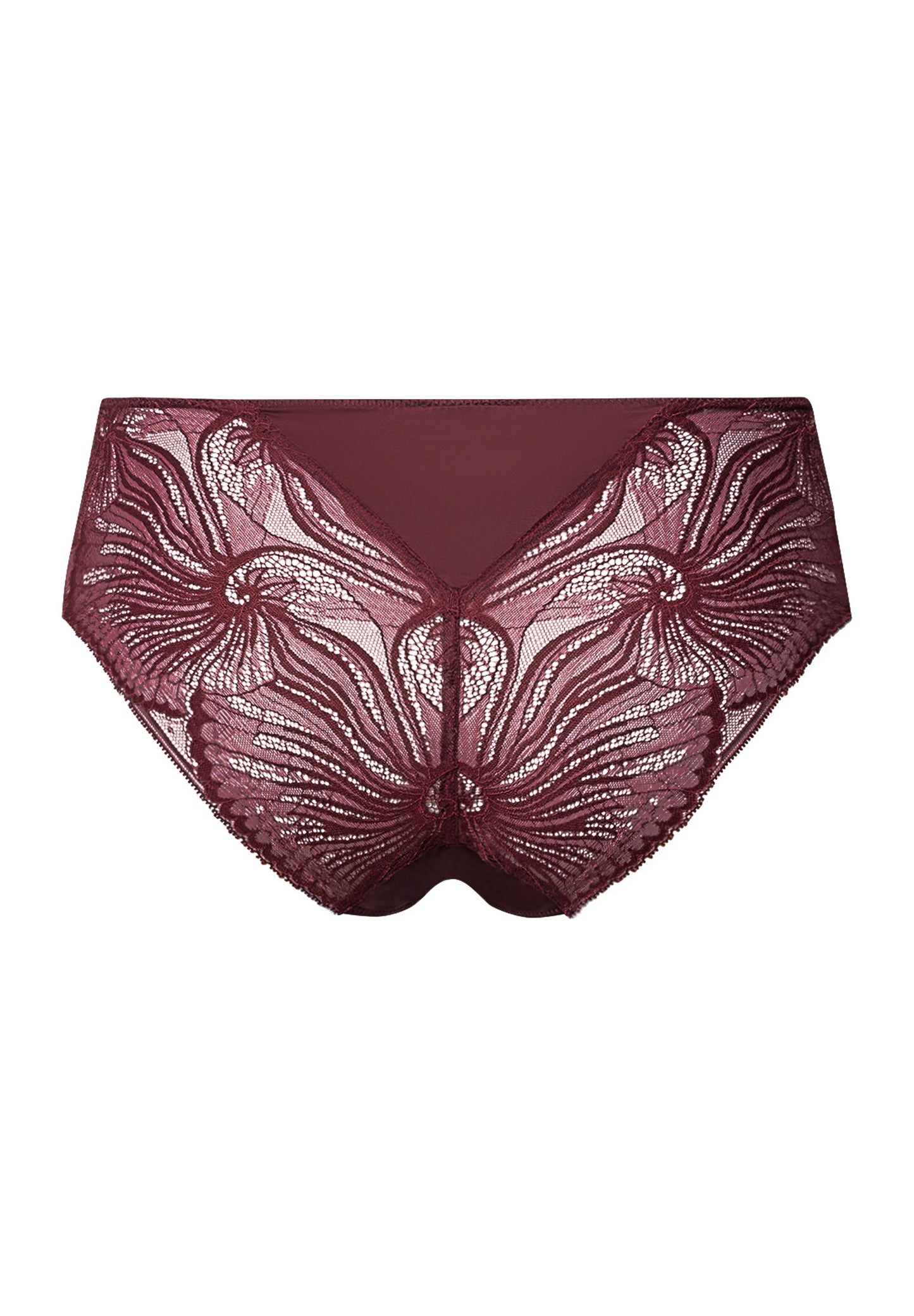 The Lilith-Midi Briefs By Hanro in Vivid Brown