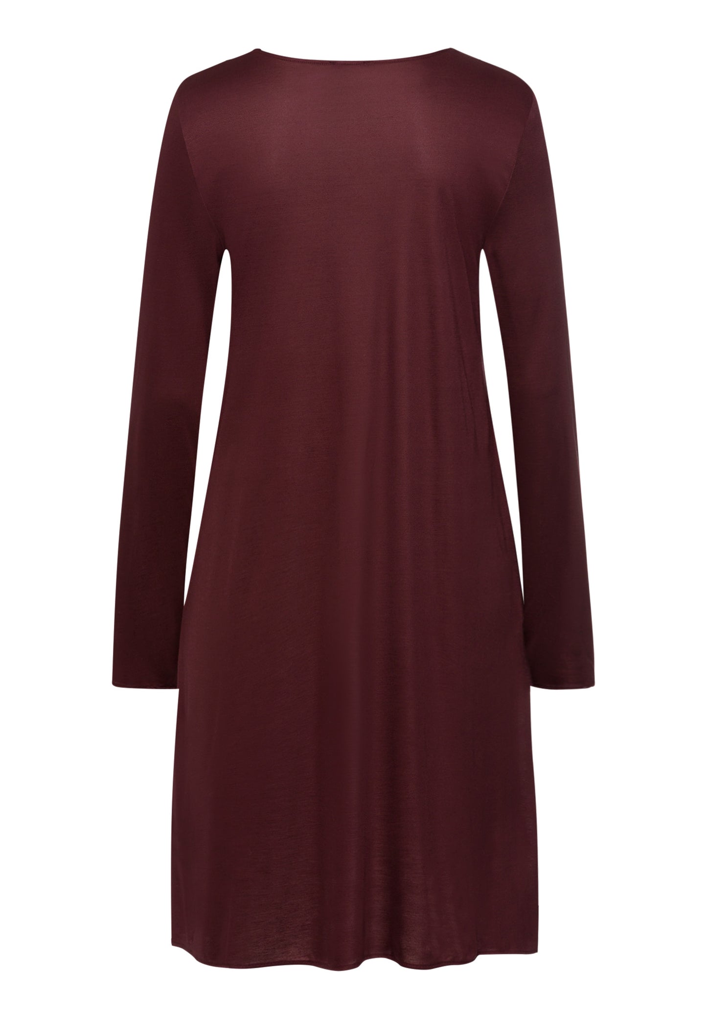 The Lilith Nw-L/Slv Nightdress 100Cm By Hanro in Vivid Brown