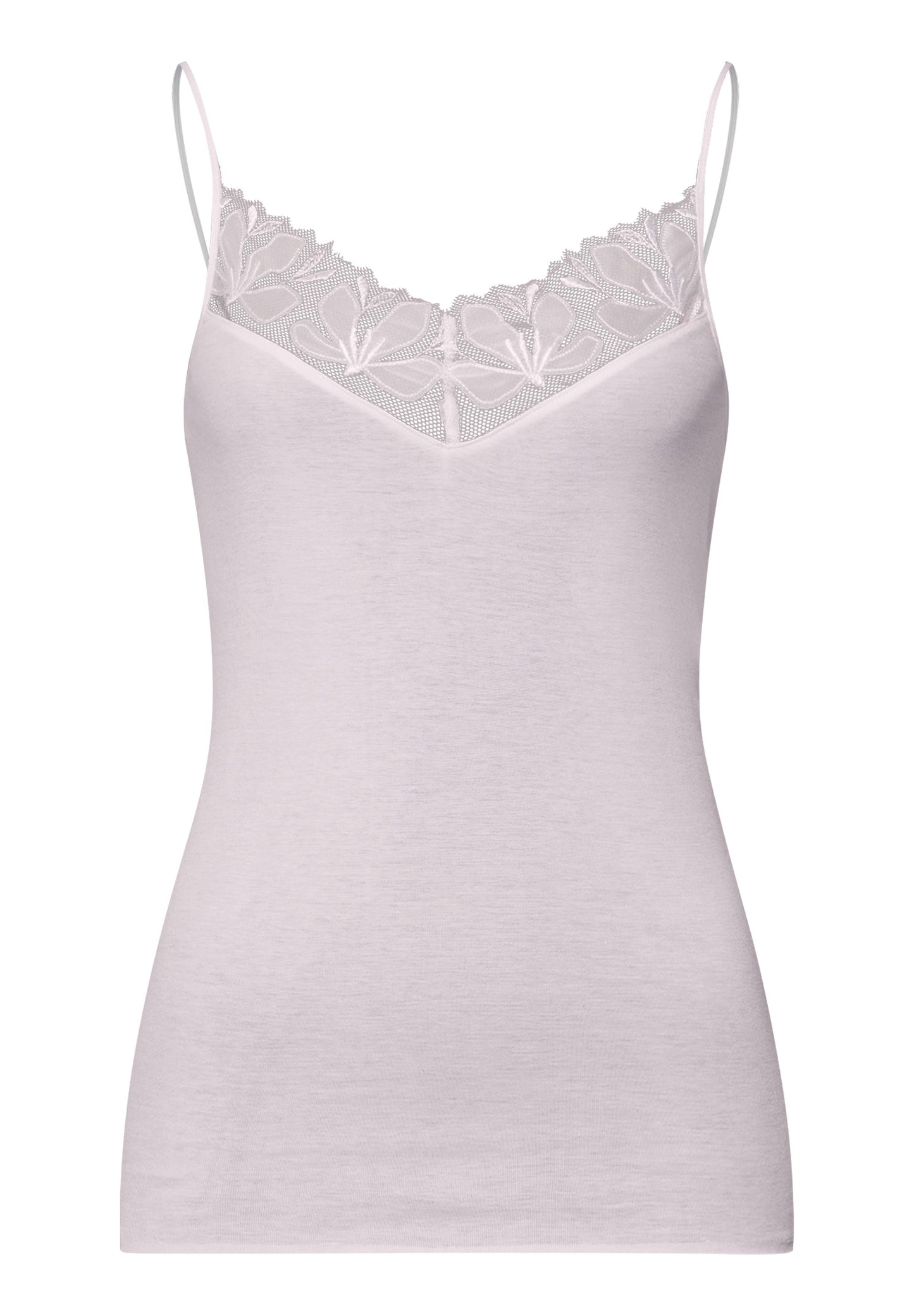 The Kalea-Spaghetti Top By Hanro in Pink Lavender