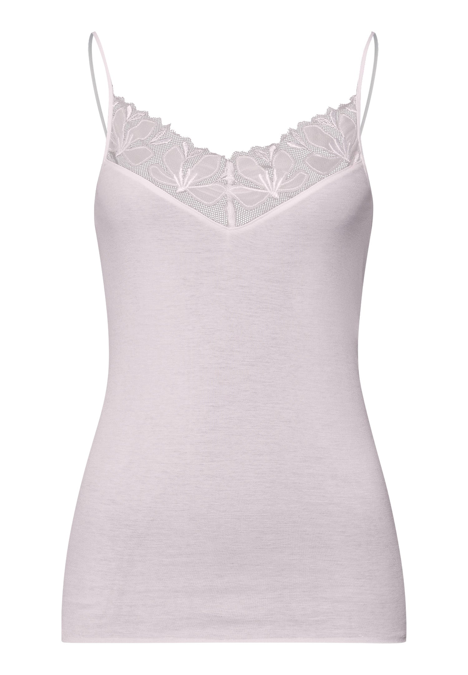 The Kalea-Spaghetti Top By Hanro in Pink Lavender