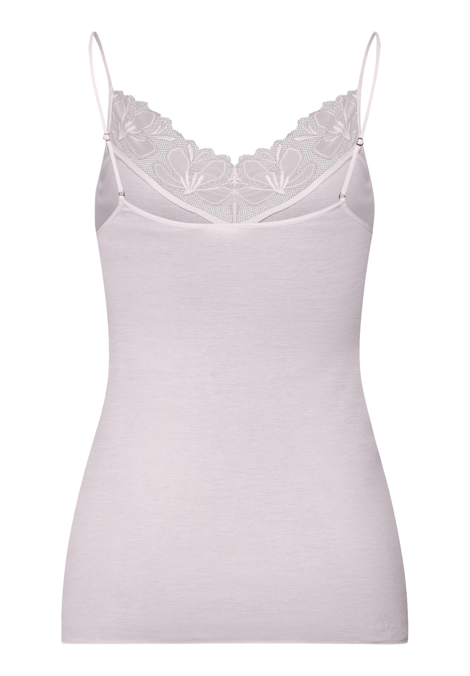 The Kalea-Spaghetti Top By Hanro in Pink Lavender