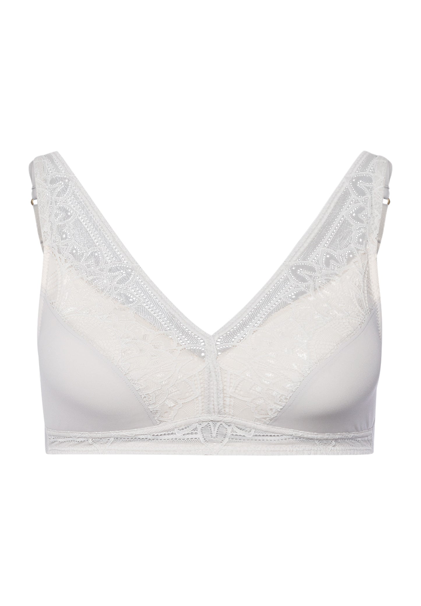 The Holly-Soft Cup Bra By Hanro in Silver Vapor