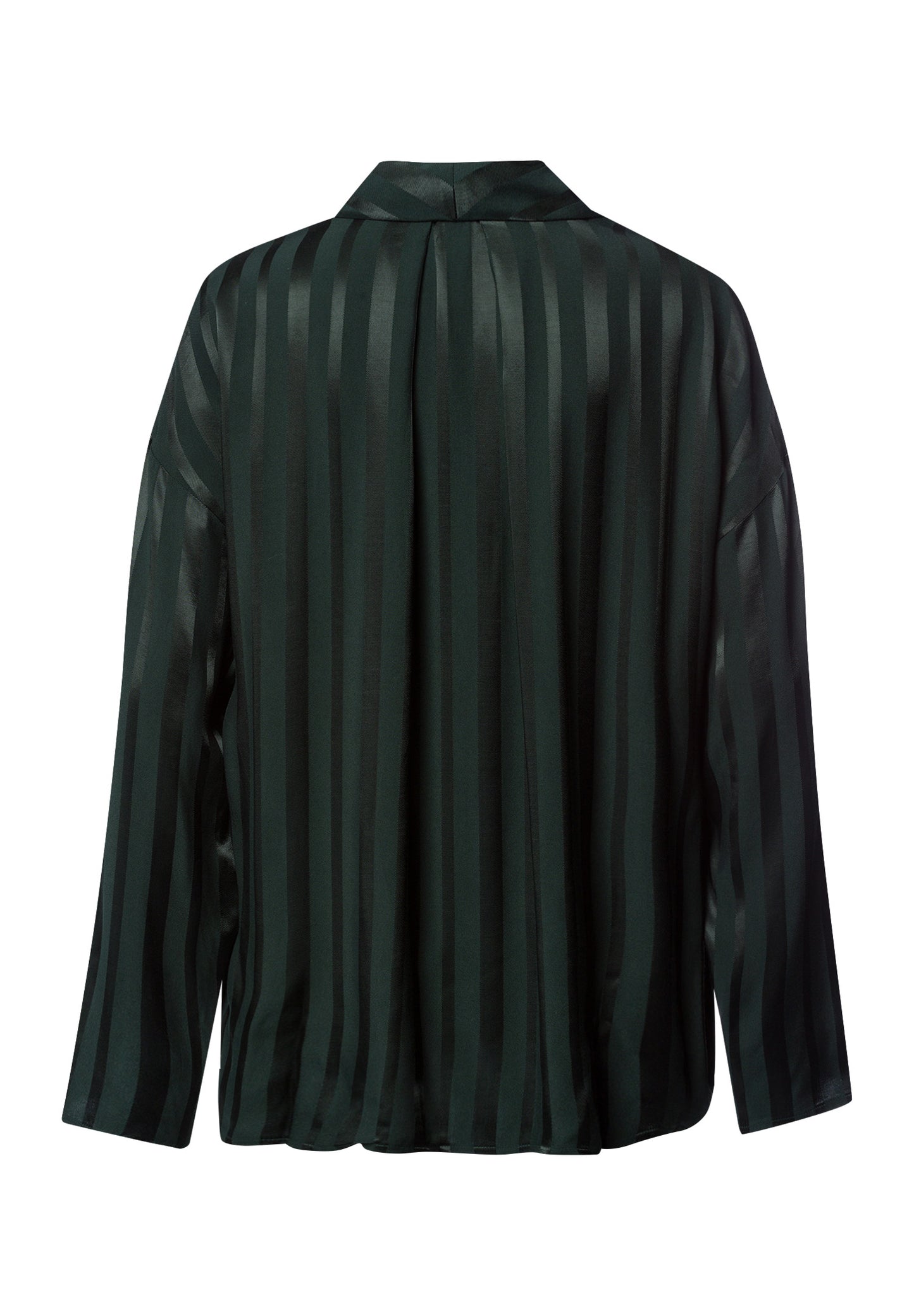 The Indra-L/Slv Shirt By Hanro in Dark Malachite