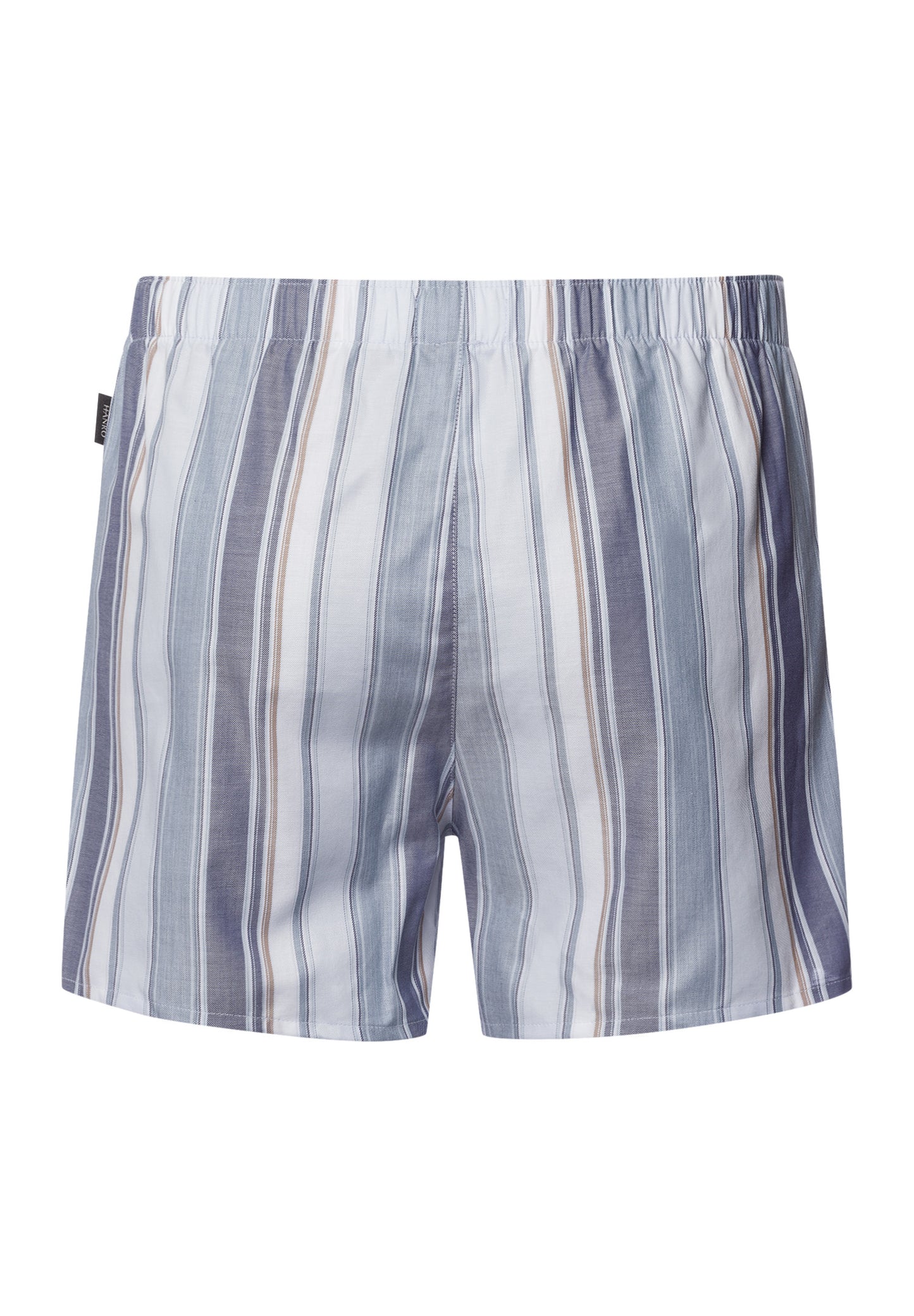 The Fancy Woven-Boxers By Hanro in Smokey Blue Stripe