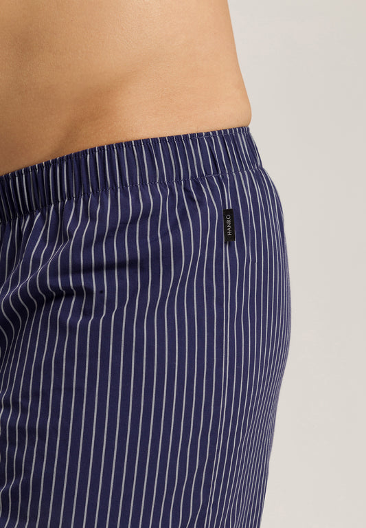 The Fancy Woven-Boxers By Hanro in Fine Stripe