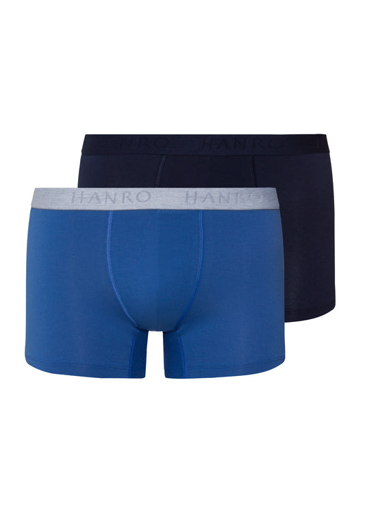 The Cotton Essentials-Pants 2Pack By Hanro in Dutch Blue / Deep Navy