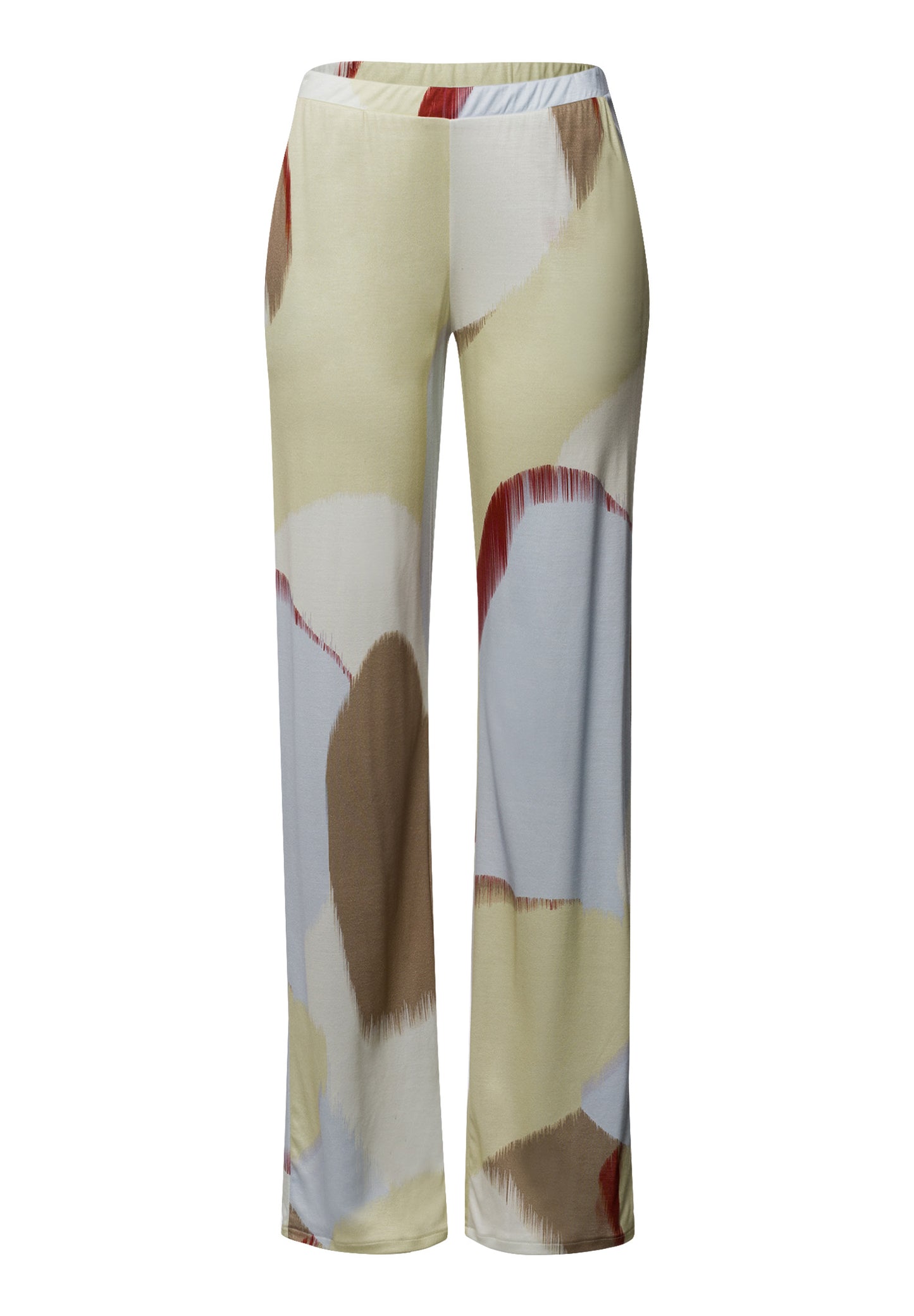 The Olivia Long Pants By Hanro in Abstract Paint