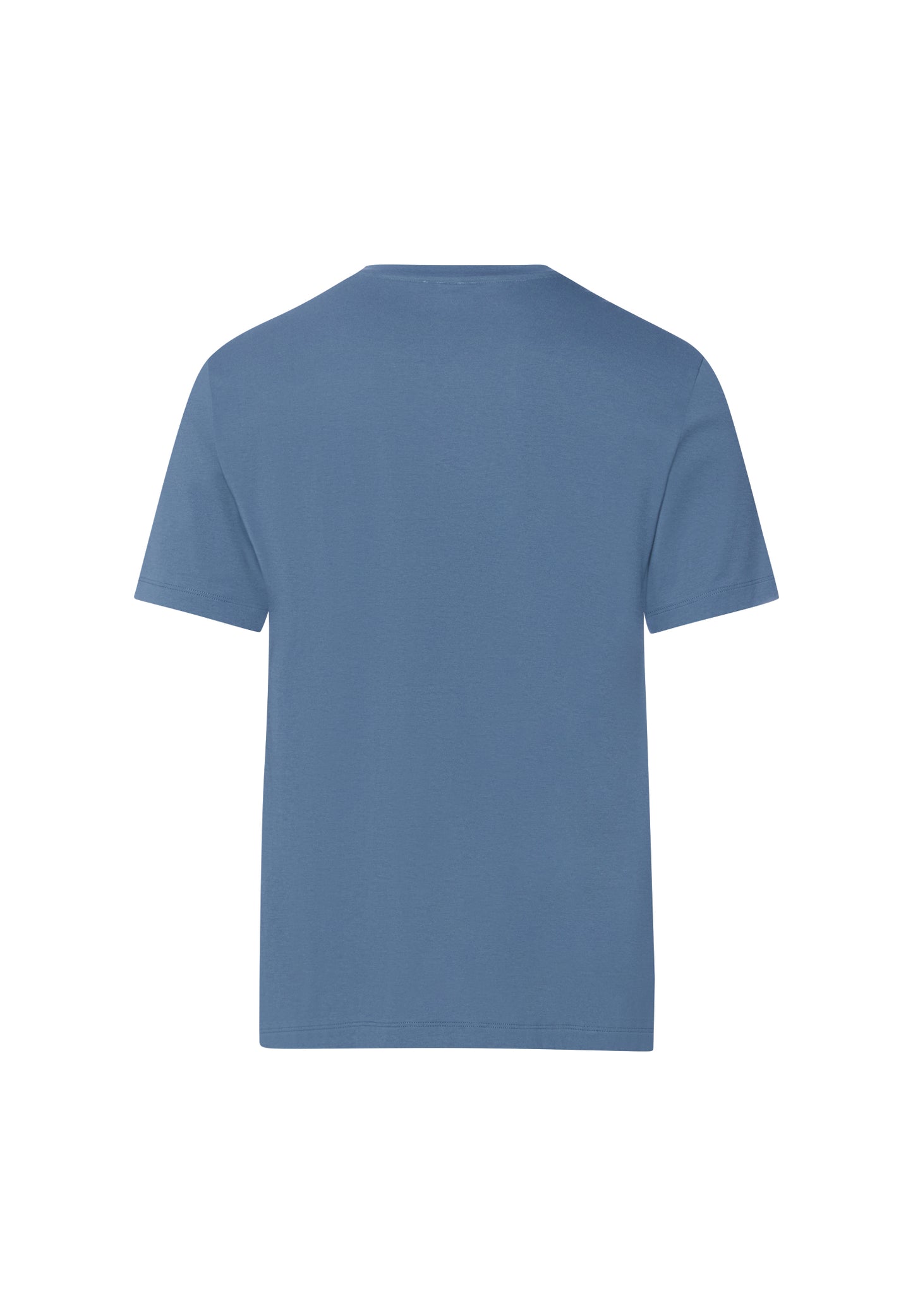 The Living Shirts-S/Slv Shirt by HANRO in Retro Blue