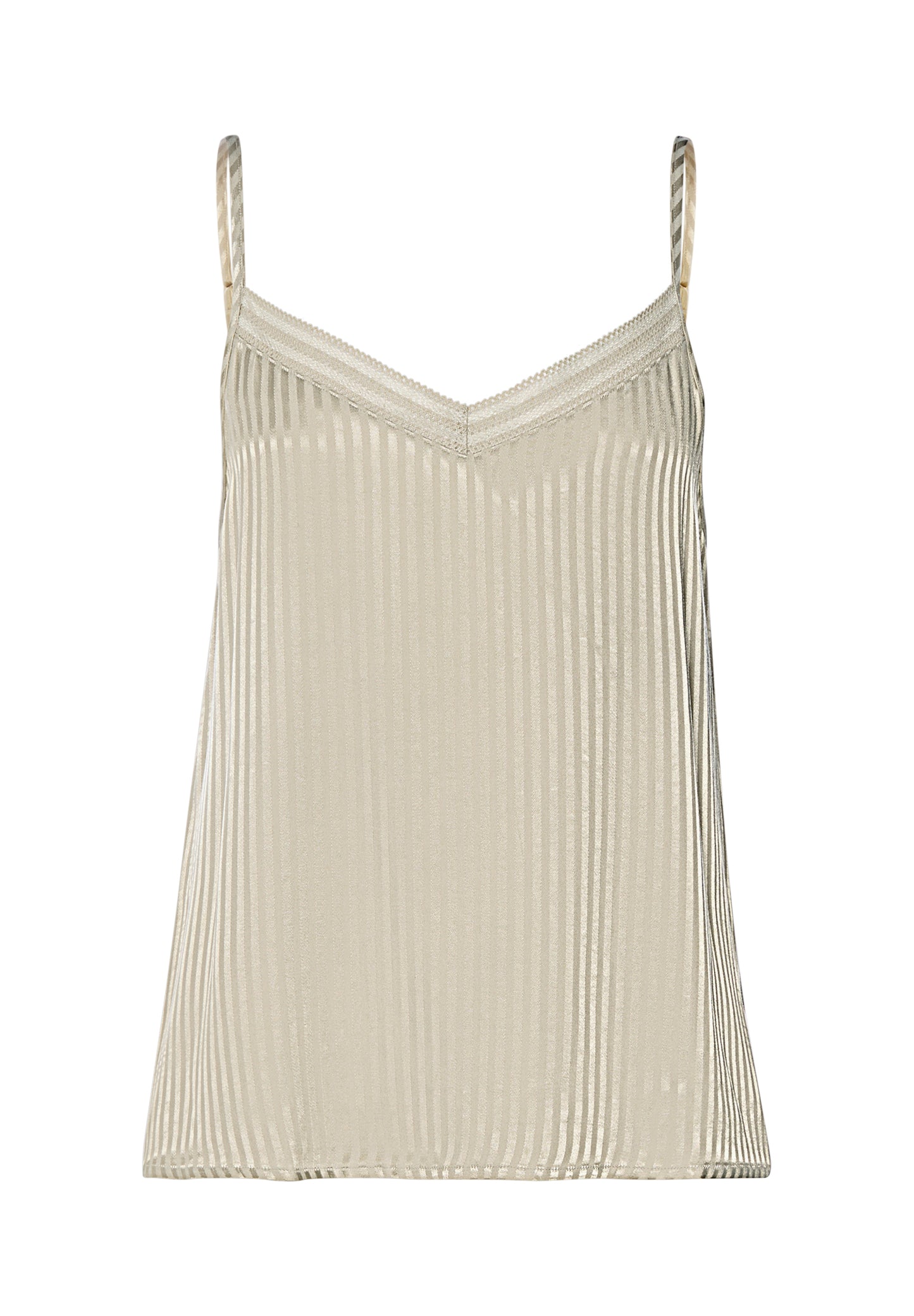 The Sleep & Lounge-Spaghetti Top by HANRO in Olive Stem