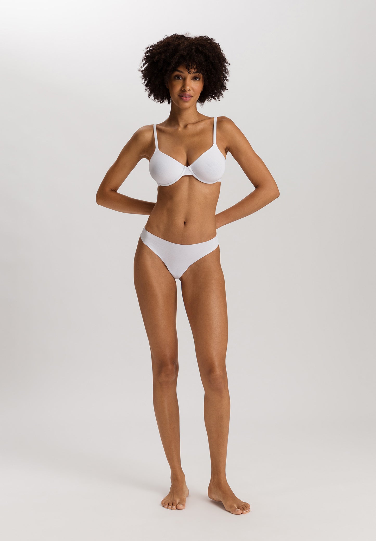 The Invisible Cotton-Thong By Hanro in White