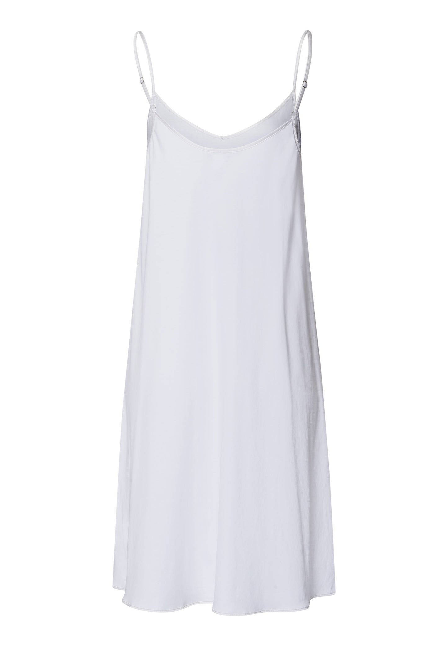 The Cotton Silk-Spaghetti Dress 95Cm By Hanro in White