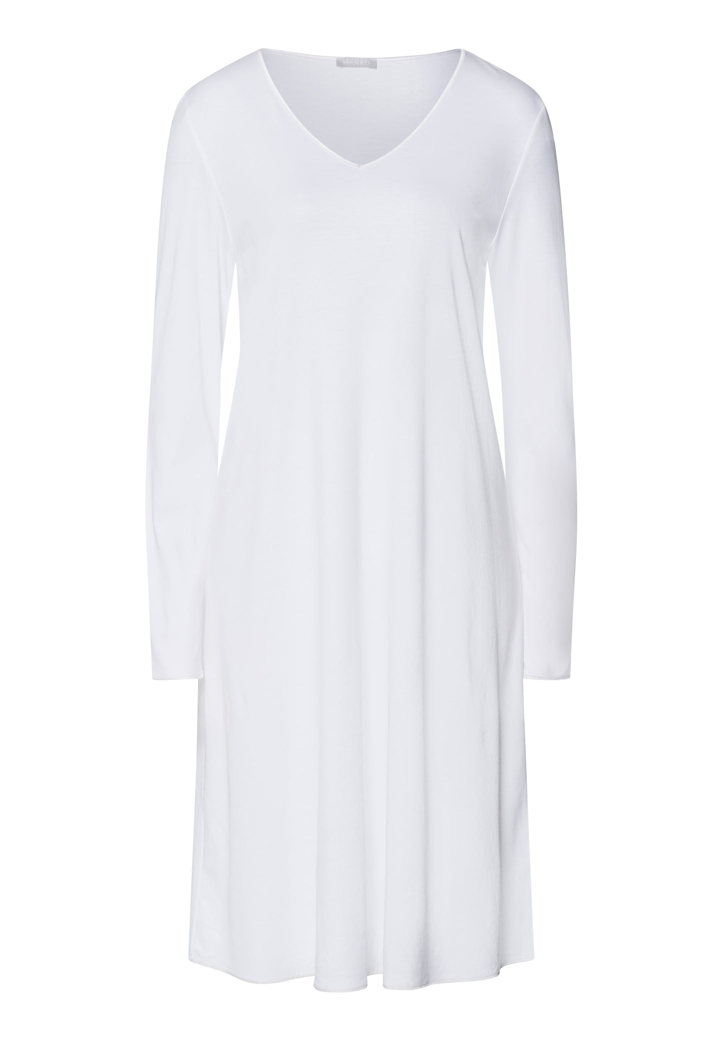 Cotton Silk-L/Slv Nightdress 100Cm