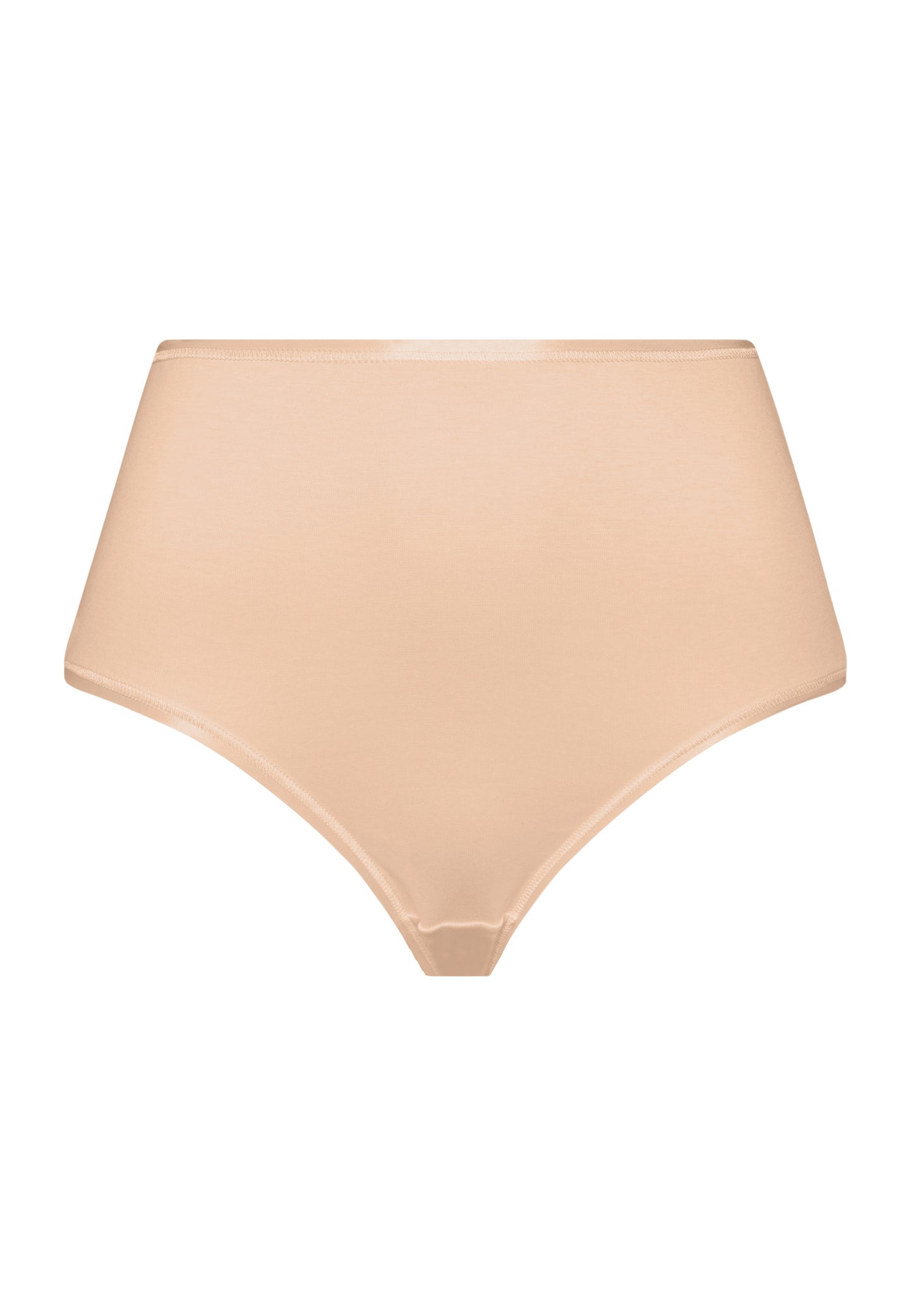 The Cotton Seamless-Maxi Briefs By Hanro in Beige