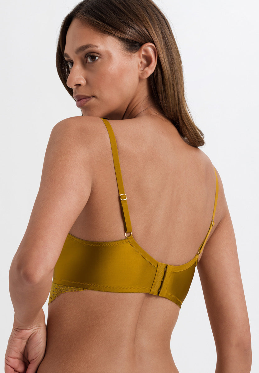 HANRO Kelp Gold Lucy Underwire Bra
