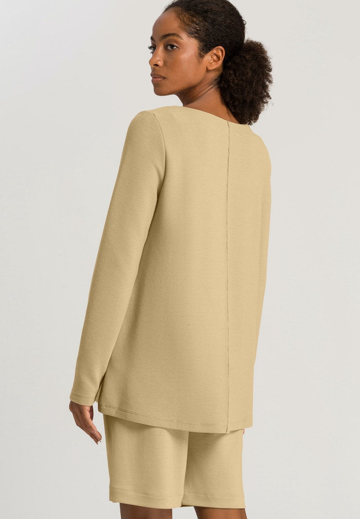 HANRO Clay Pure Comfort Long Sleeve Shirt