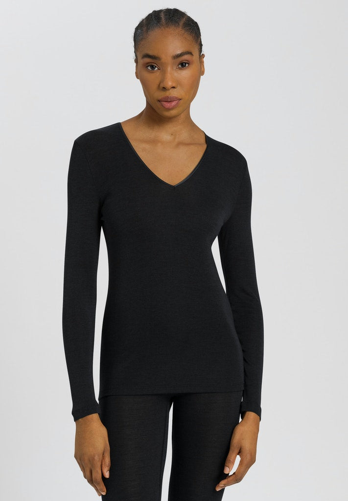 Silk Long Sleeve Shirt | HANRO