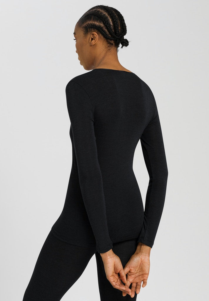 Silk Long Sleeve Shirt | HANRO