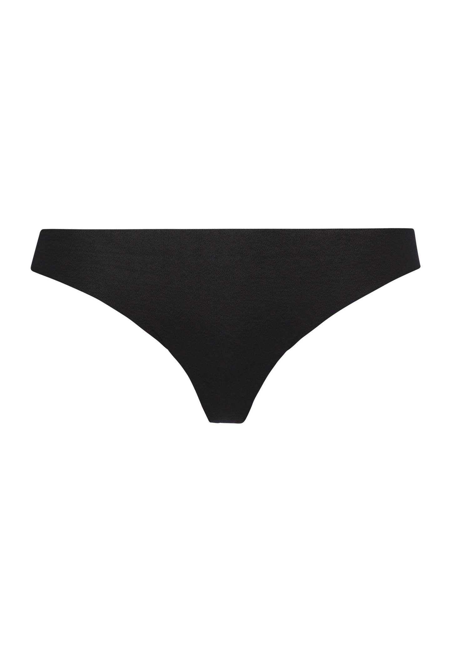 HANRO Black Invisible Cotton Thong