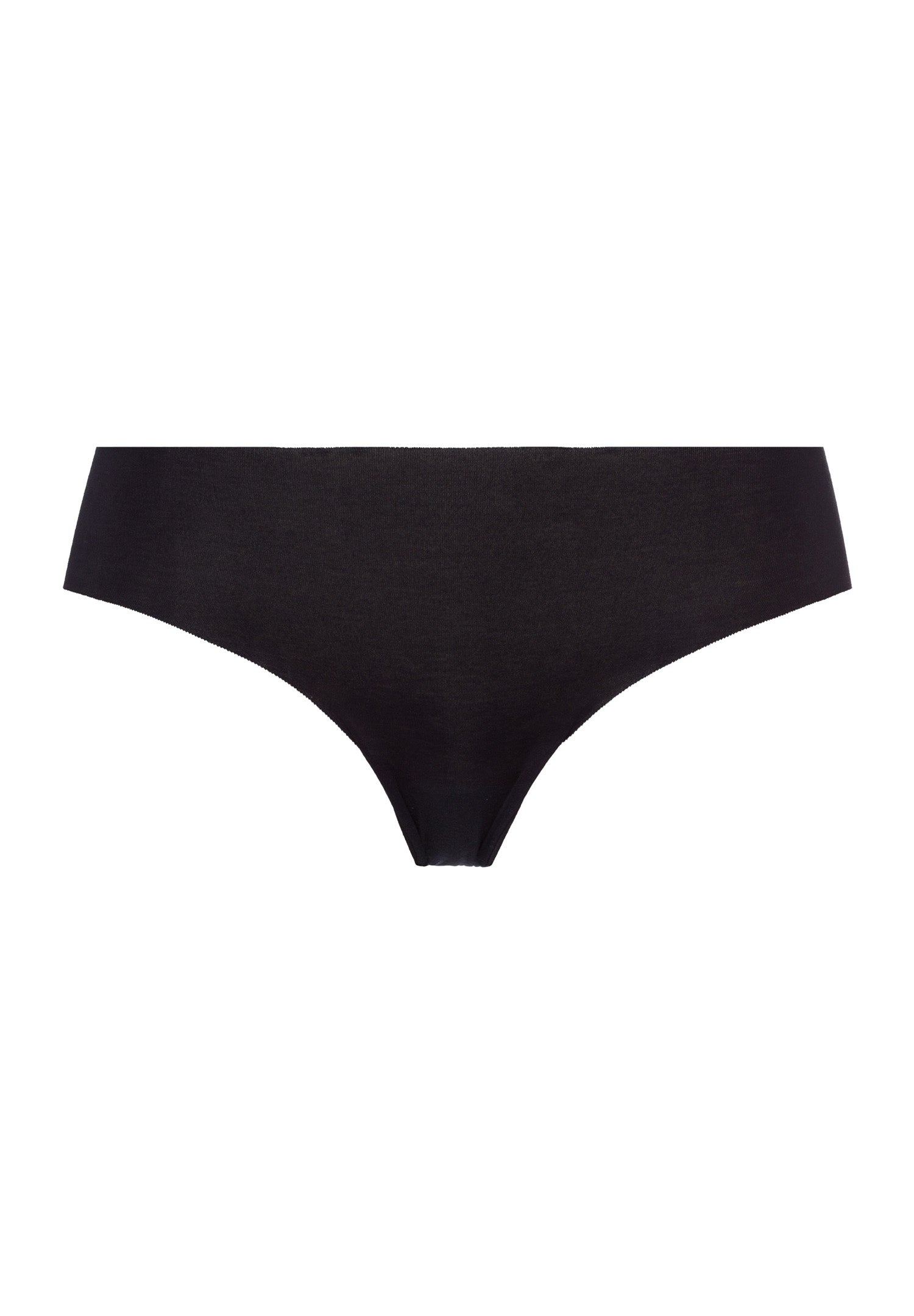 HANRO Black Invisible cotton midi briefs