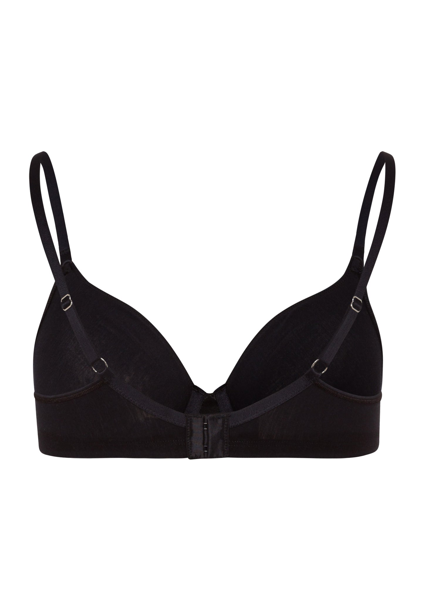 HANRO Black Cotton Sensation Underwire Bra