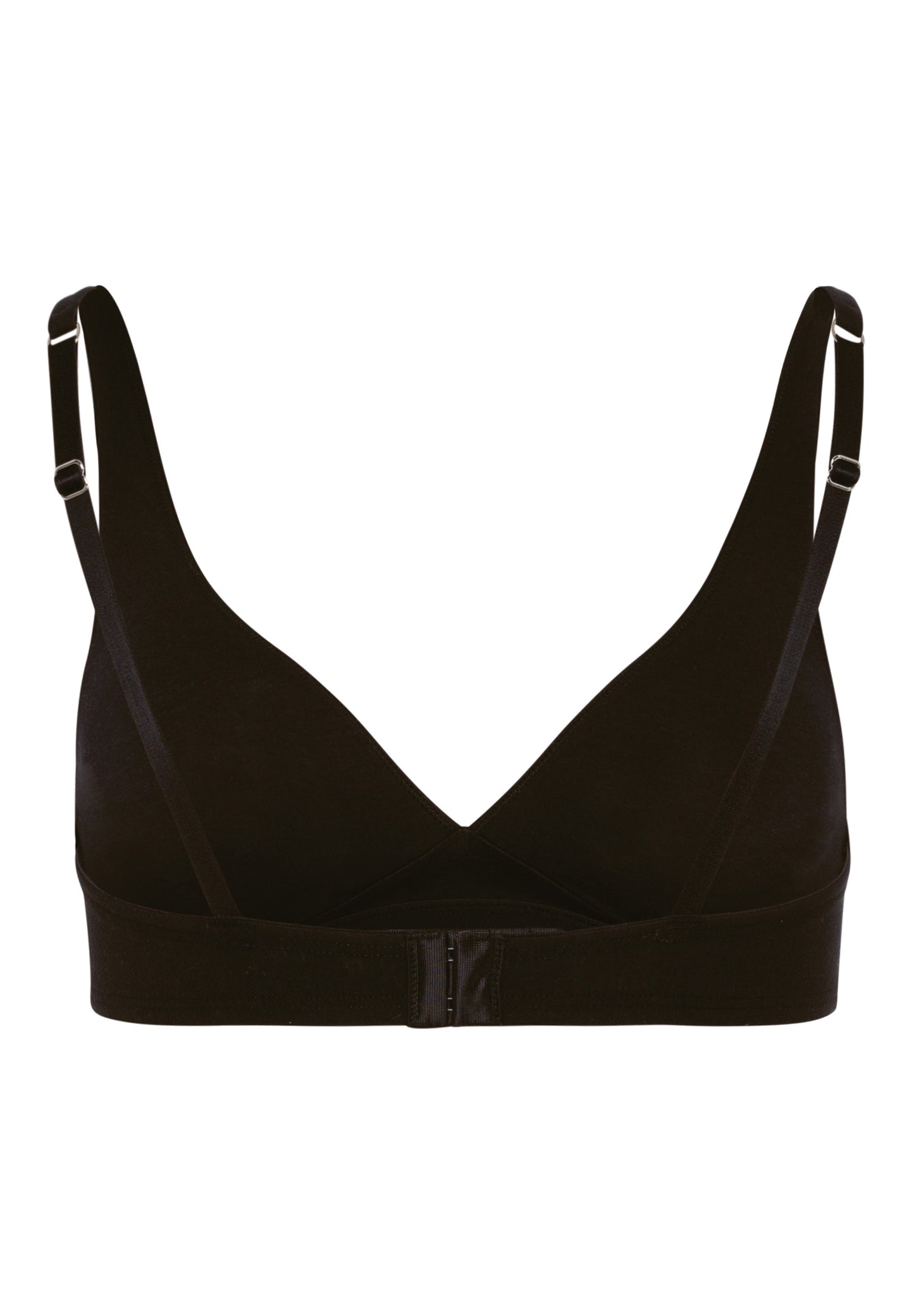 HANRO Black Cotton Sensation Soft Cup Bra