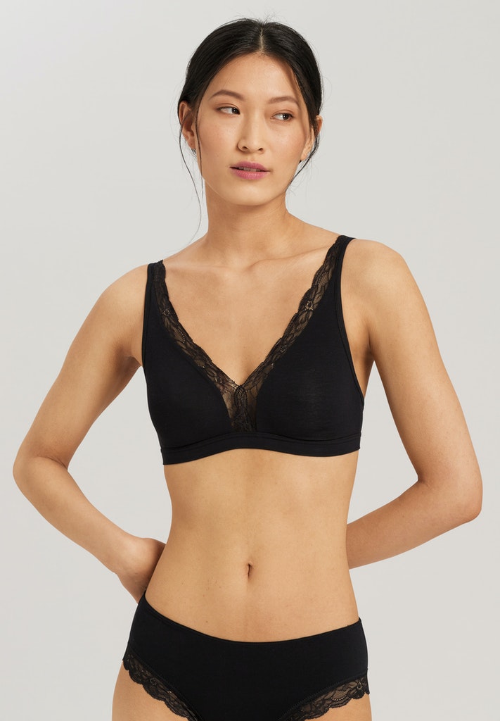 Cotton Sensation Soft Cup Bra - Black – HANRO AUSTRALIA