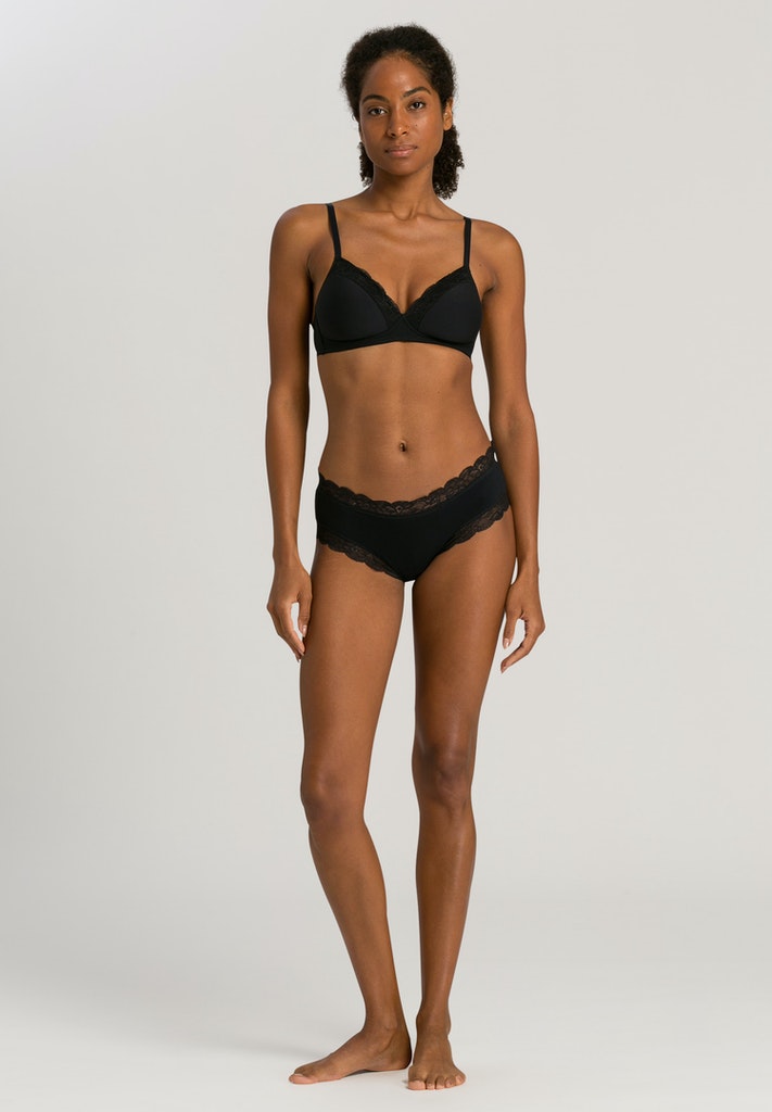 Cotton Lace Soft Cup Bra | HANRO