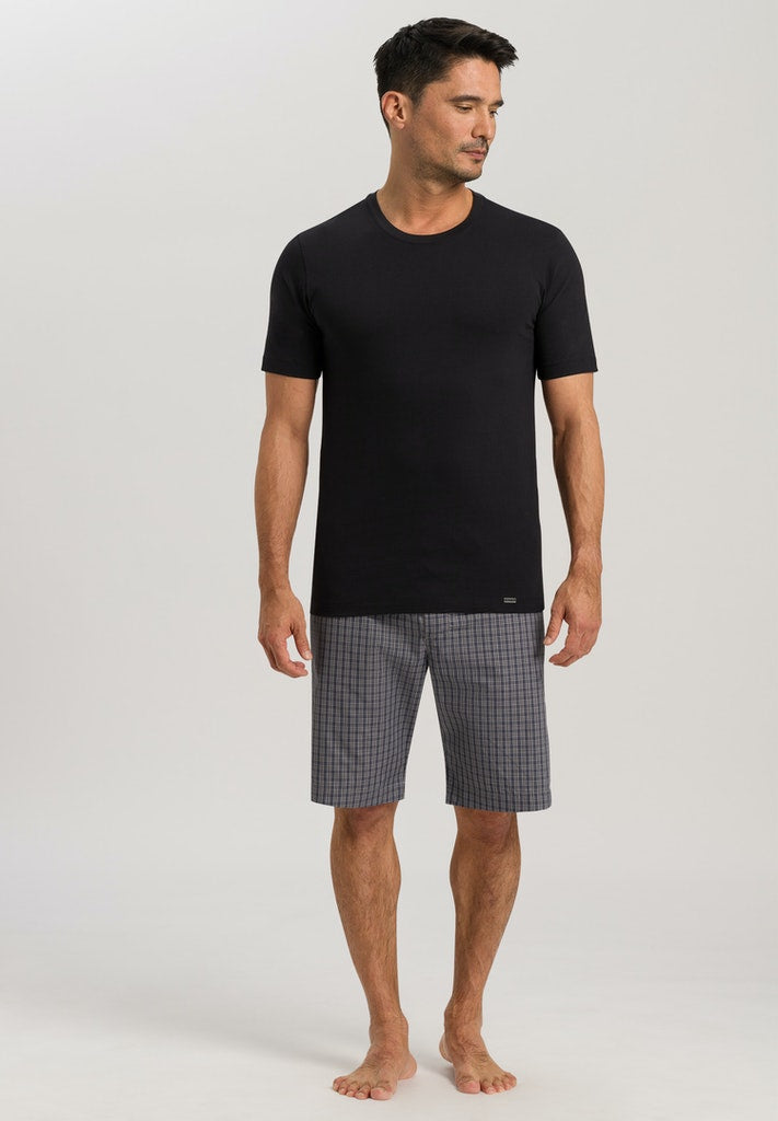 Mens Living Shirt in black | HANRO