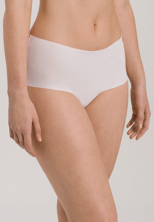 HANRO White Invisible Cotton Full Brief
