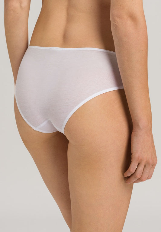 HANRO White Ultralight Midi Brief