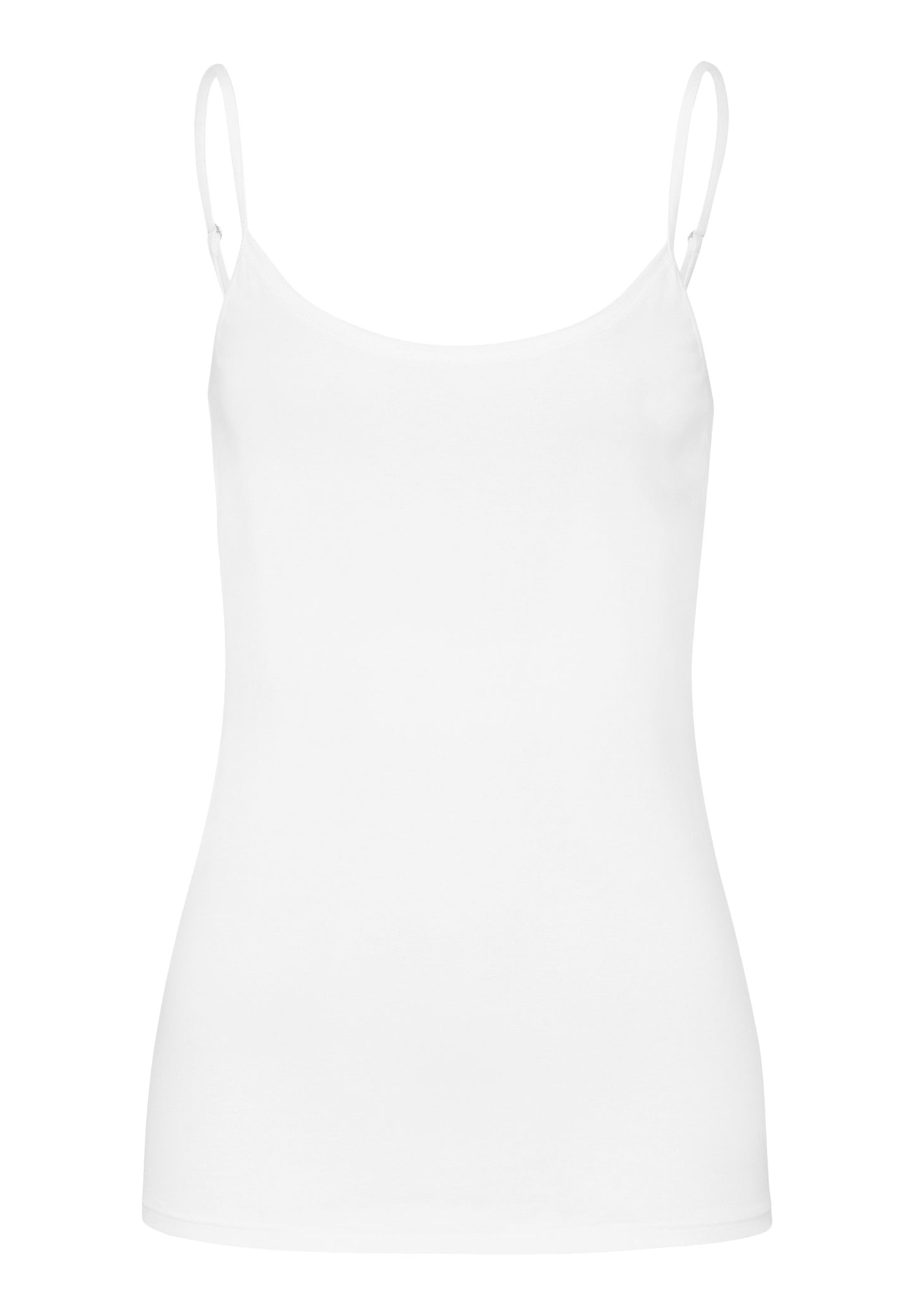 HANRO White Cotton Sensation Spaghetti Top