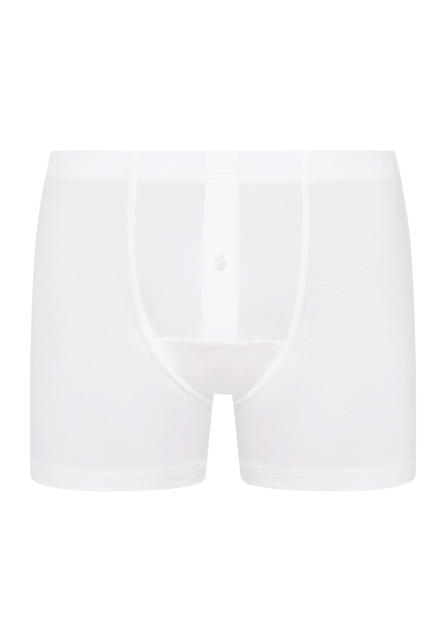 HANRO White Cotton Sensation brief with buttoned fly