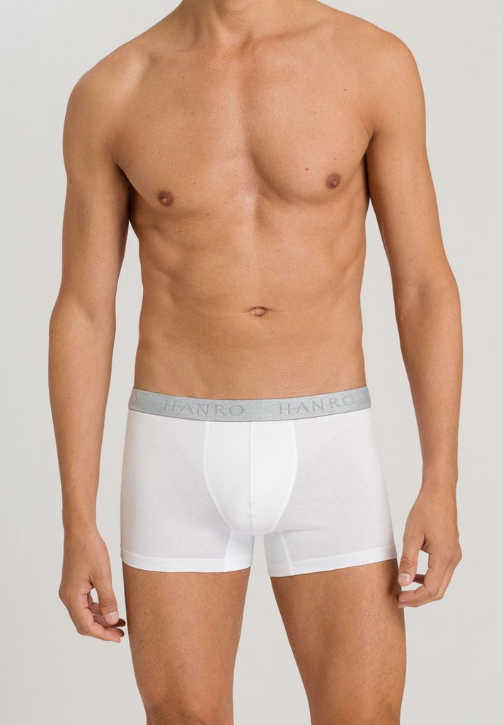 Mens Cotton Essentials Pants 2Pack in white | HANRO