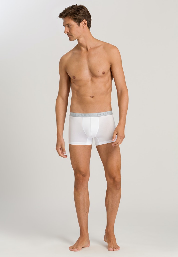 Mens Cotton Essentials Pants 2Pack in white | HANRO