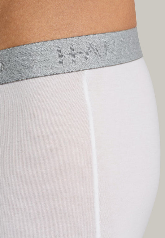 Mens Cotton Essentials Pants 2Pack in white | HANRO