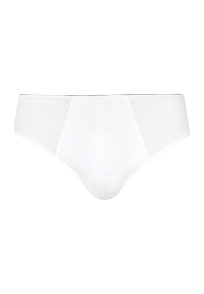 HANRO White Cotton Superior Briefs