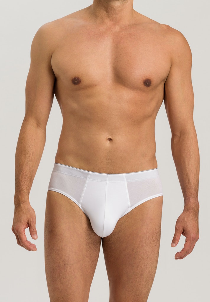HANRO White Cotton Superior Briefs