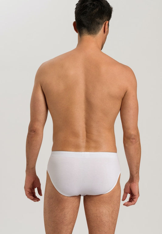 HANRO White Cotton Superior Briefs