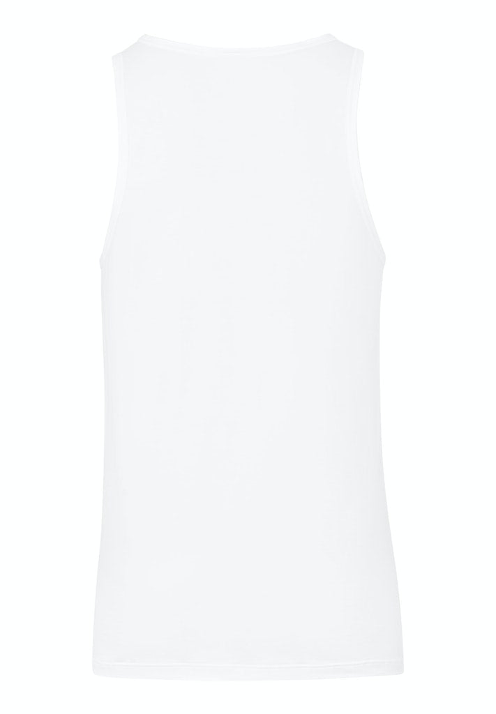 HANRO White Cotton Superior Tank Top