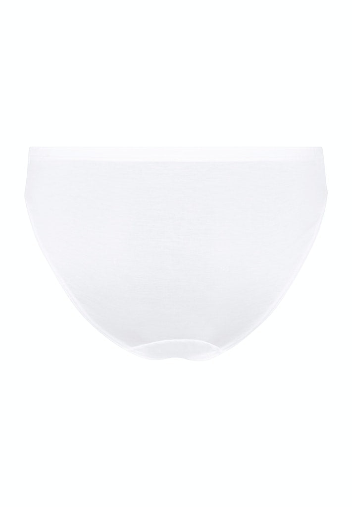 HANRO White Cotton Sporty Briefs