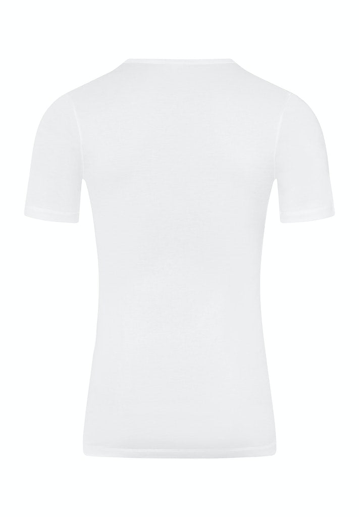 Cotton Pure V-Neck Shirt | HANRO